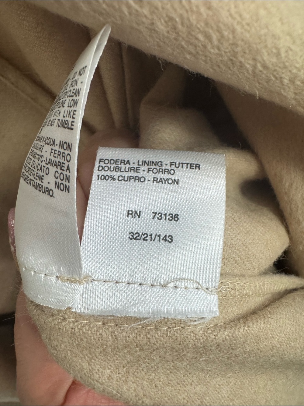 MaxMara Tan Open Front Camel Hair Trench Coat Size 4 - Picture 7 of 9